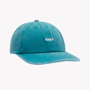 casquette obey pigment teal 1