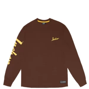 HOT CHICK LONG SLEEVE BROWN FRONT 600x